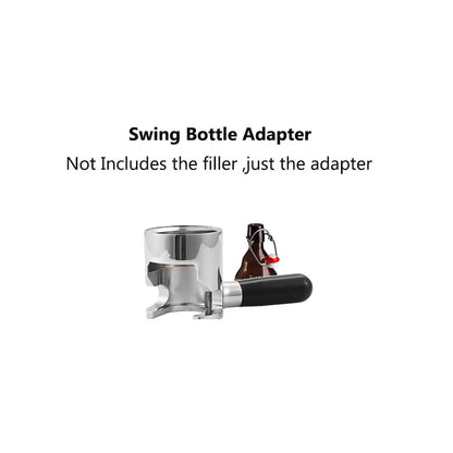 Bierglas-Flaschenfüller-Adapter, entschäumender Bierhahn-Adapter für 28-mm-PET-Flasche, 38-mm-PET-Flasche, Einreichung von Swing-Top-Flaschen