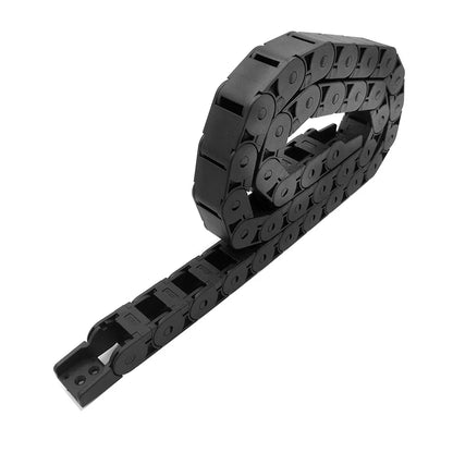 JFLO 1 Meter 15 Series Schleppkette, Drahtträger, Kabelhalter, Schutz, Schleppleine für CNC-Werkzeuge, halbgeschlossener Typ, Innenöffnung