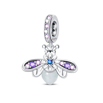 Heißer Verkauf 925er Sterlingsilber Blauwal & Marienkäfer & Engel baumelnder Charm für Armband Boutique Halskette MiNi-Serie Anhänger Geschenk