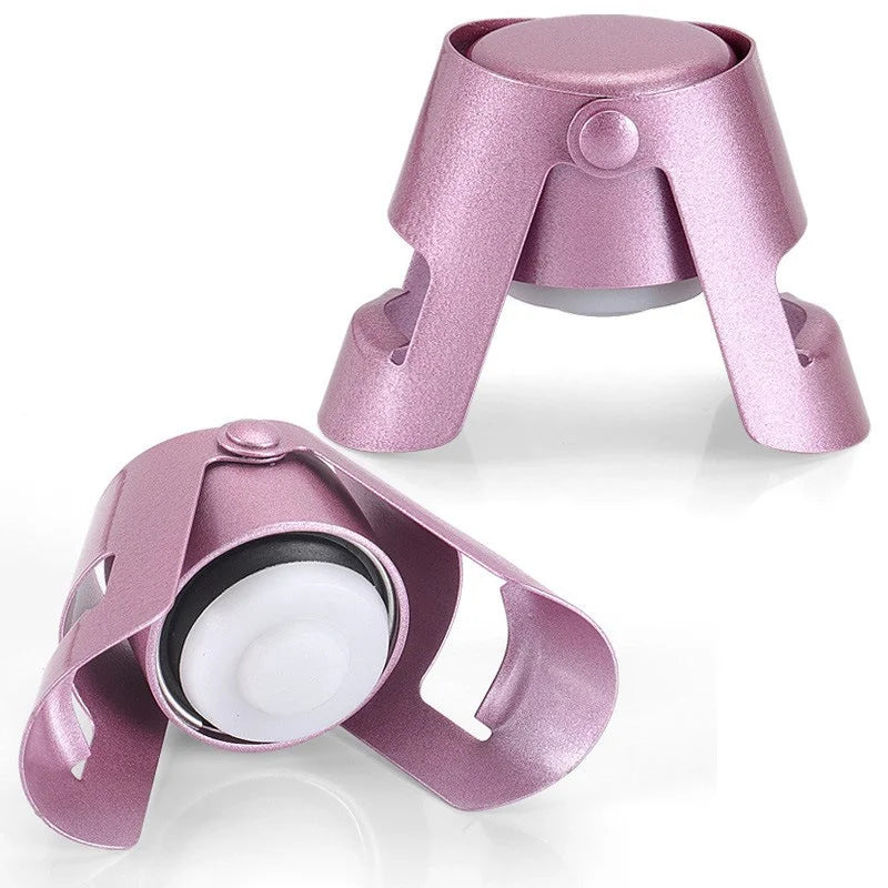 Tragbare Edelstahl Champagner Funkelnden Stopper Abdichtung Flasche Kappe Wein Flasche Stopper Wein Bier Flasche Kork Stecker