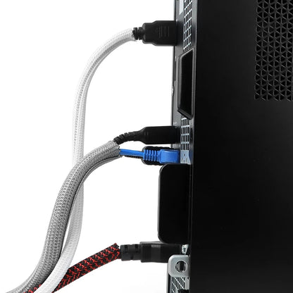 5/10 Meter PET-Geflechtkabelhülle 3mm~32mm Selbstschließende Ummantelung Hoher Schutz Verschleißfeste Isolierte Ummantelung Kabelorganisator