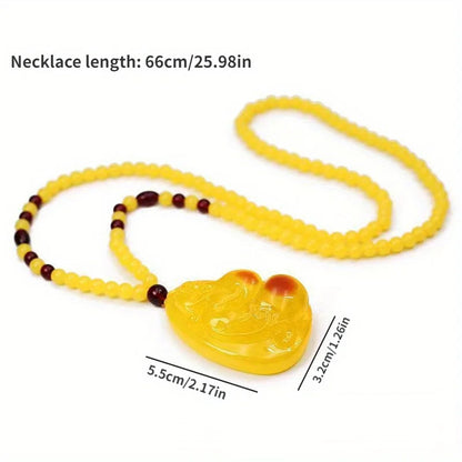 1PC Mode Charme Blut Bernstein Bernstein Tropfen Anhänger Halskette Frau Mann Natürliche Baltischen Roten Bernstein Halskette Schmuck Geschenk Bijoux