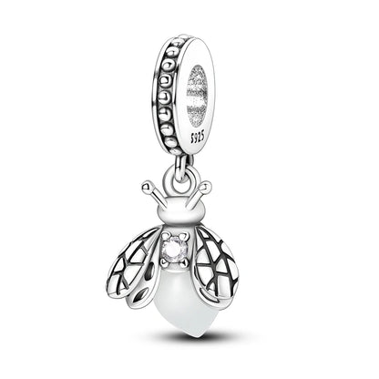Heißer Verkauf 925er Sterlingsilber Blauwal & Marienkäfer & Engel baumelnder Charm für Armband Boutique Halskette MiNi-Serie Anhänger Geschenk