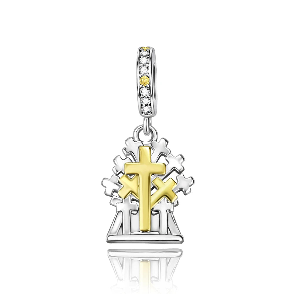 Heißer Verkauf 925er Sterlingsilber Kürbiskopfperlen & fliegende Hexe baumelnder Charm passend für Armband Halloween Anhänger Zubehör Geschenke