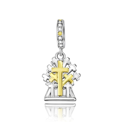 Heißer Verkauf 925er Sterlingsilber Kürbiskopfperlen & fliegende Hexe baumelnder Charm passend für Armband Halloween Anhänger Zubehör Geschenke