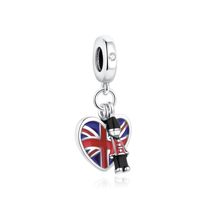 Original 100% 925 Sterling Silber Charm Bead Reise Taxi Motorrad Riesenrad Charms Fit Pandora Armbänder Frauen Diy Schmuck