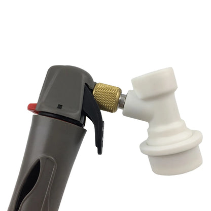 Tragbare Co2 Ladegerät Injektor Ball Lock Gas Trennen Fitting HomeBrew Bier Fässer Fassbier Spender für Party