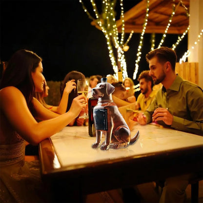 Simulation Dackel Hund Whisky Glas Flasche Dekanter Streich Dackel Dekanter Dekoration Statue Flasche Geeignet für Bars